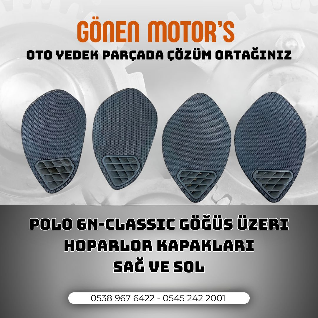 034 - POLO 6N GÖĞÜS ÜZERİ HOPARLÖR KAPAK METALLİ TİP